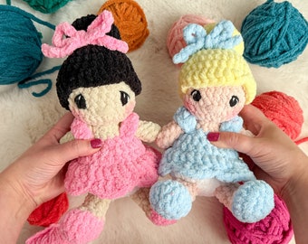 Crochet Squishy Baby Princess Plush Amigurumi Pattern