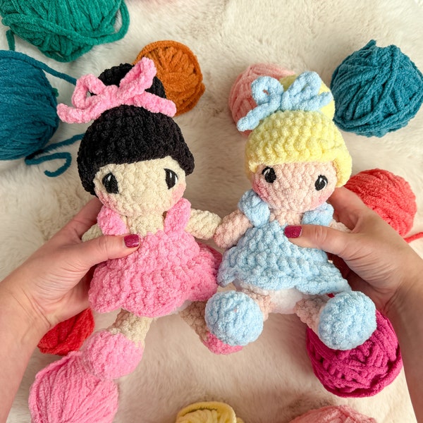 Crochet Squishy Baby Princess Plush Amigurumi Pattern