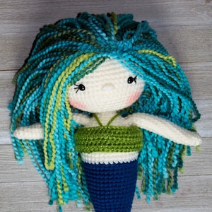 Crochet Mermaid Pattern| Mermaid Doll| Crochet Doll Pattern| Amigurumi Doll Pattern| Mermaid| Girls Gift