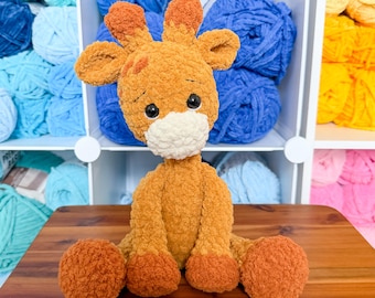 Plush Giraffe Crochet Amigurumi Pattern