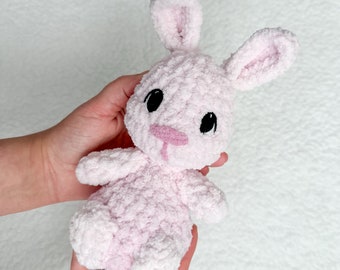 Squishy Crochet Bunny Amigurumi Plushie Pattern - PATTERN ONLY