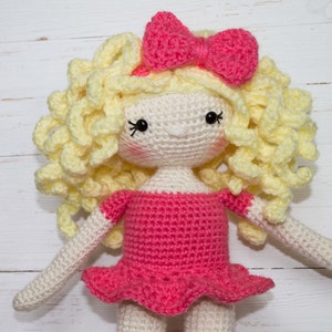 Amigurumi Doll Pattern Crochet Doll Dolly Crochet Girl Pattern Friendly Grace Doll Amigurumi Girl