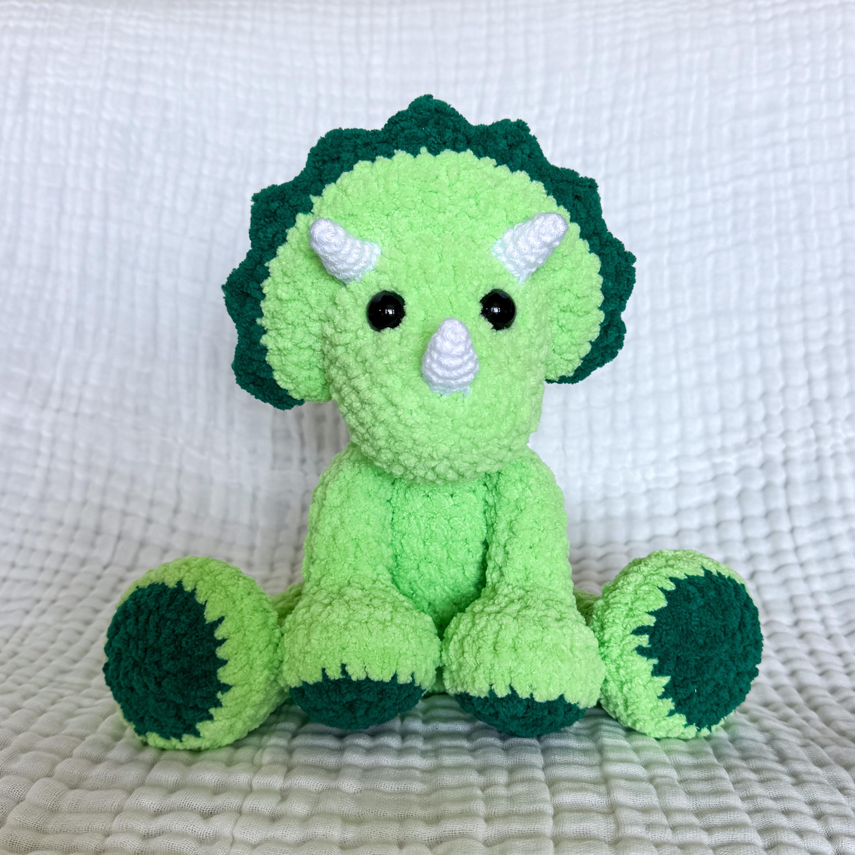 39 Triceratops Crochet Patterns for Dino Lovers, Nursery Decor, and Handmade Gifts 10 Plush Crochet Triceratops Amigurumi