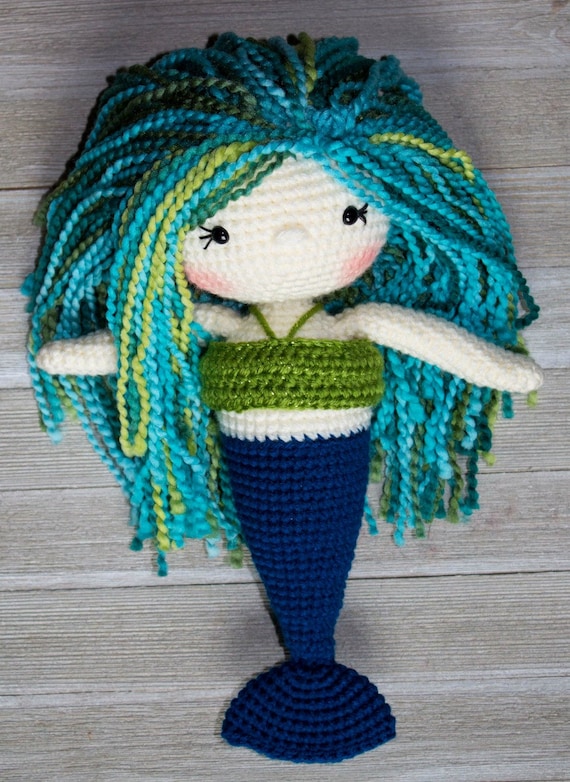 knitted mermaid doll pattern