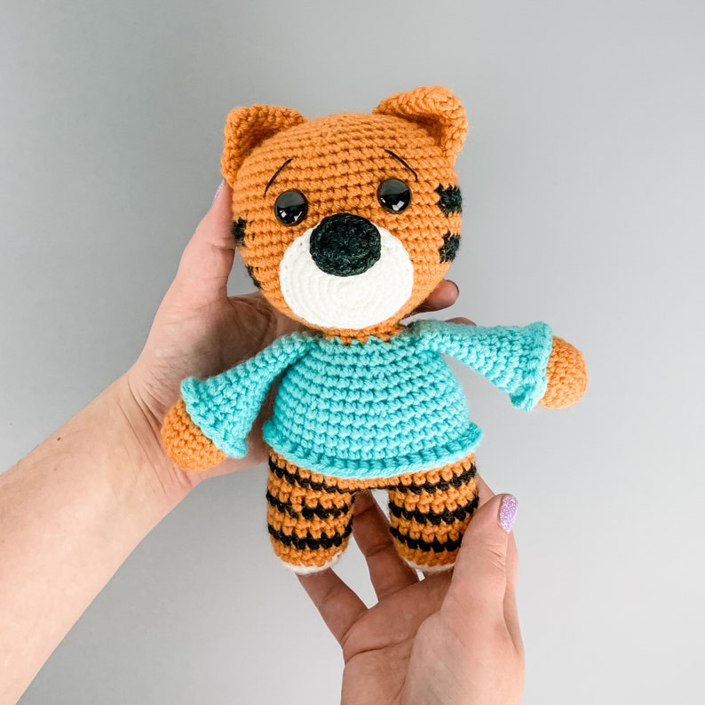 Crochet Amigurumi Tiger Pattern image 2