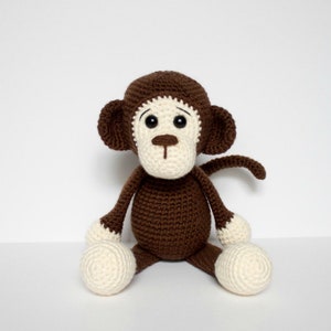 Crochet Monkey Pattern|Friendly Monkey| Crochet Monkey| Crochet Animal| Amigurumi Monkey| Crochet Doll Pattern|