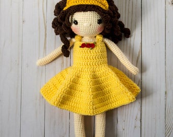 Crochet Doll Pattern| Crochet Doll| Princess Doll| Crochet Pattern| Amigurumi Doll Pattern| Girls Gift| Princess Sophie| Crochet Crown