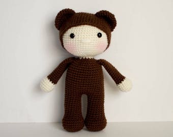 Friendly Barry| Forest Friends| Crochet Woodland Animals| Crochet Bear| Crochet Bear Pattern|