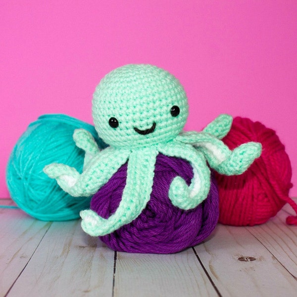 Crochet Octopus Pattern| PATTERN ONLY| Amigurumi Mini Octopus Pattern| Baby Toy| Stuffed Toy| Octopus Toy| Childrens Gift