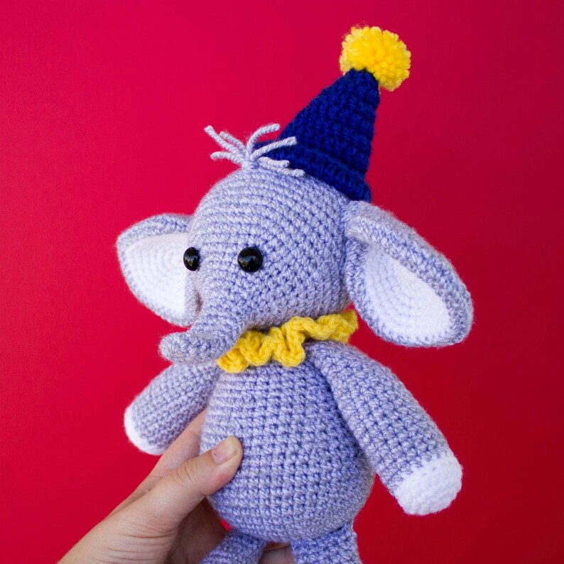 Crochet Elephant Pattern Amigurumi Elephant Crochet Elephant Etsy Canada