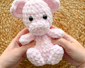 Squishy Plush Pig Crochet Amigurumi Pattern