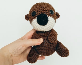 Crochet Otter Pattern| Crochet Otter| PATTERN ONLY| Amigurumi Otter Pattern| Baby Toy| Stuffed Toy| Otter