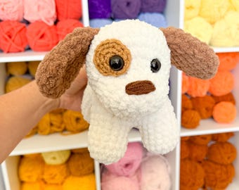 Plush Crochet Standing Puppy Amigurumi Pattern