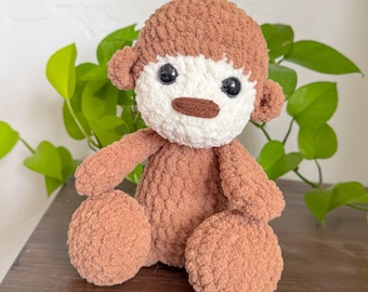 Plush Monkey Crochet Amigurumi Pattern