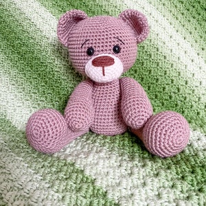 Crochet Teddy Bear Pattern, Amigurumi Teddy Bear image 4