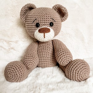 Crochet Teddy Bear Pattern, Amigurumi Teddy Bear image 3