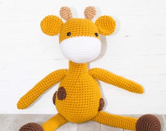 Giraffe Crochet Pattern| Amigurumi Giraffe| Crochet Giraffe Toy| Giraffe Pattern| Crochet Pattern| Fiber Arts