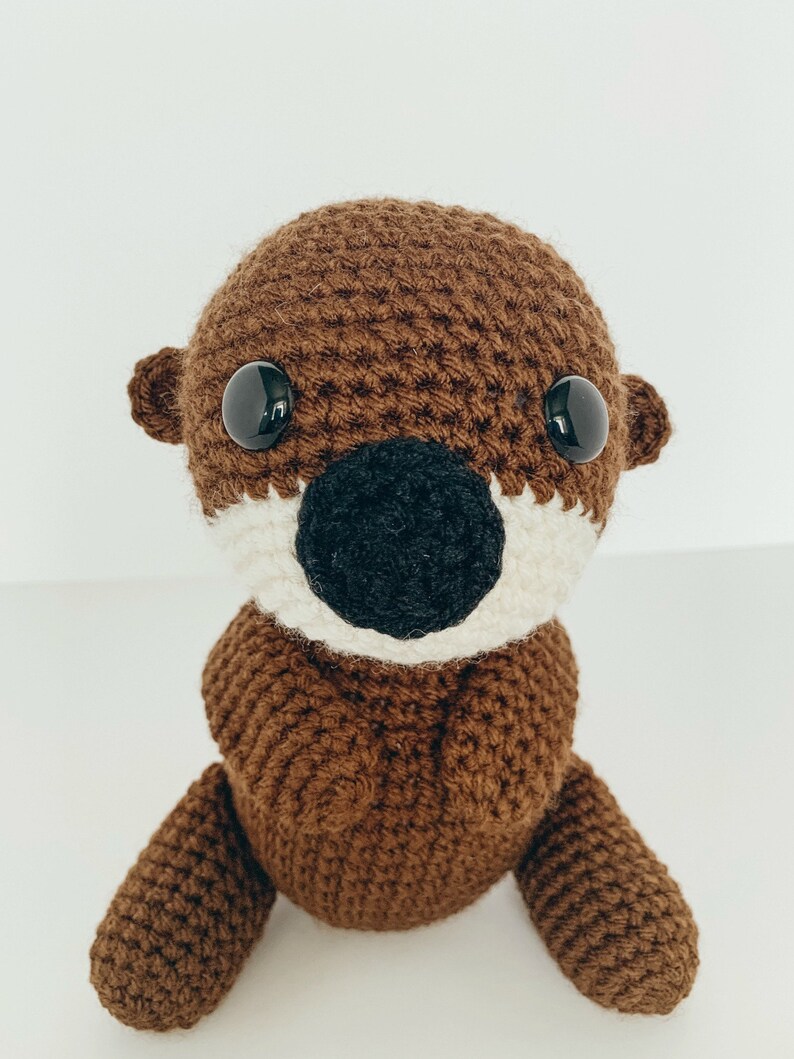 Crochet Otter Pattern Crochet Otter PATTERN ONLY Amigurumi Otter Pattern Baby Toy Stuffed Toy Otter image 2