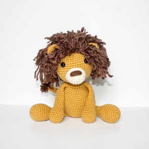 Crochet Lion Pattern| Amigurumi Lion| Crochet Lion Toy| Crochet Lion| Crochet Pattern| Fiber Arts| Lion Softy