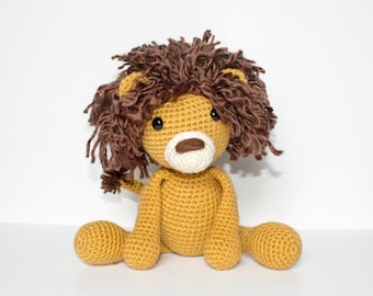 Crochet Lion Pattern| Amigurumi Lion| Crochet Lion Toy| Crochet Lion| Crochet Pattern| Fiber Arts| Lion Softy