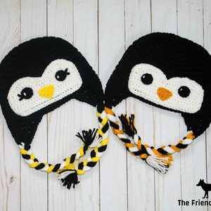 Crochet Penguin Hat| Crochet Hat Pattern| Penguin| Penguin Hat| Crochet Hat| Crochet Penguin| Crochet Girl&#39;s Hat| Crochet Boy&#39;s hat