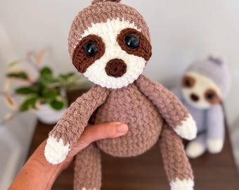 Plush Sloth Crochet Amigurumi Pattern