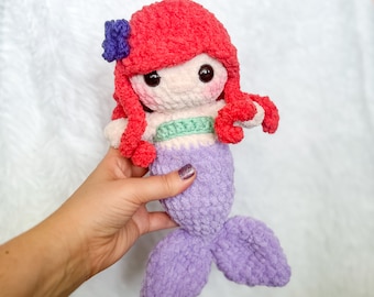 Crochet Plush Mermaid Amigurumi Pattern