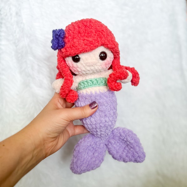 Crochet Plush Mermaid Amigurumi Pattern