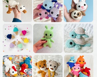 Market Makes Pattern eBook | Plush Yarn Amigurumi Crochet Patterns