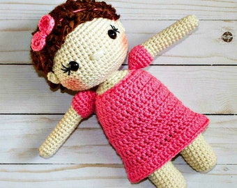 Crochet Doll Pattern Amigurumi Doll Pattern Dolly Crochet Girl Pattern Friendly Mae Doll Amigurumi Girl