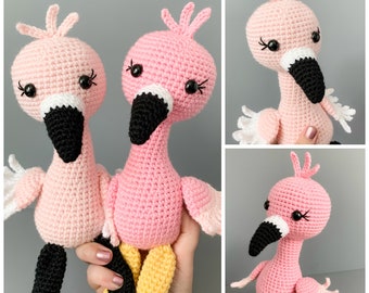 Crochet Amigurumi Flamingo Pattern