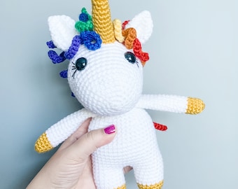 Crochet Unicorn Amigurumi Doll Pattern