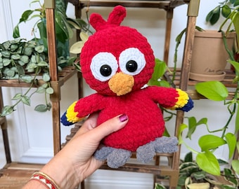 Plush Tropical Bird Crochet Pattern