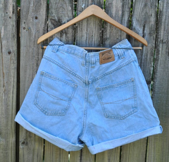 american eagle super high rise shorts