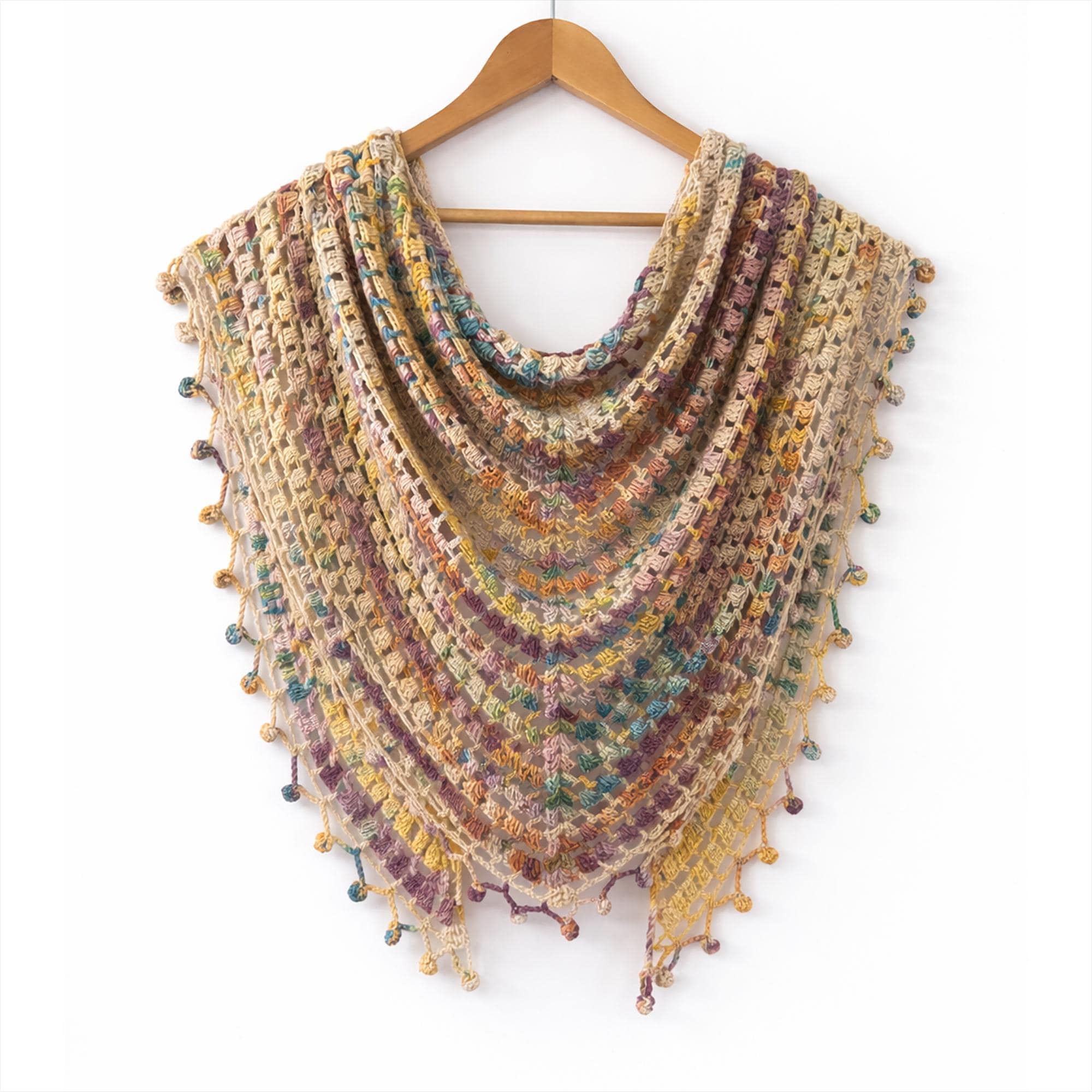 Crochet Triangle Scarf Pattern PDF, Boho Festival Shawl Wrap ...