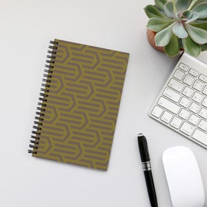 Patterned Notebook | Spiral Notebook | Dotted Notebook | Spiritual Gift | Dream Journal | Gratitude | Manifestation | Zen Gift