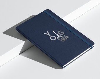 Yoga Journal | Yoga Notebook | Hardcover Notebook | Lined Notebook | Spiritual Gift | Dream Journal | Gratitude | Yoga Gift | Zen Gift