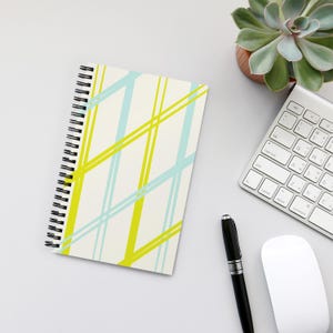 Abstract Pattern Notebook | Spiral Notebook | Dotted Notebook | Spiritual Gift | Dream Journal | Gratitude | Manifestation | Zen Gift