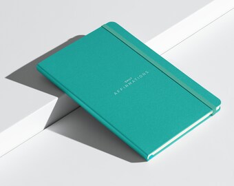 Daily Affirmations Journal | Hardcover Notebook | Lined Notebook | Spiritual Gift | Dream Journal | Gratitude | Manifestation | Zen Gift
