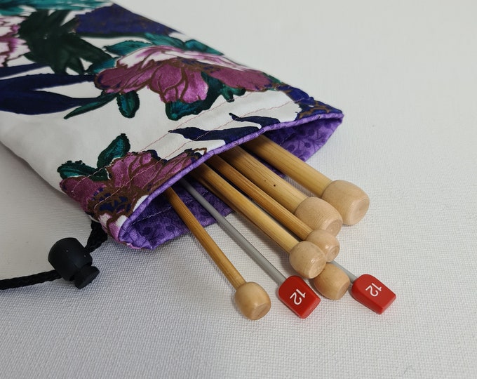 Needle cases Knitting needle holder. Knitting needle storage. Long knitting needle organizer. Knitting needle travel case. Knitting supplies