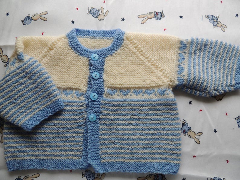 baby cardigan Green blue and white random dyed cardigan Baby jacket Unisex baby. knitted baby clothing