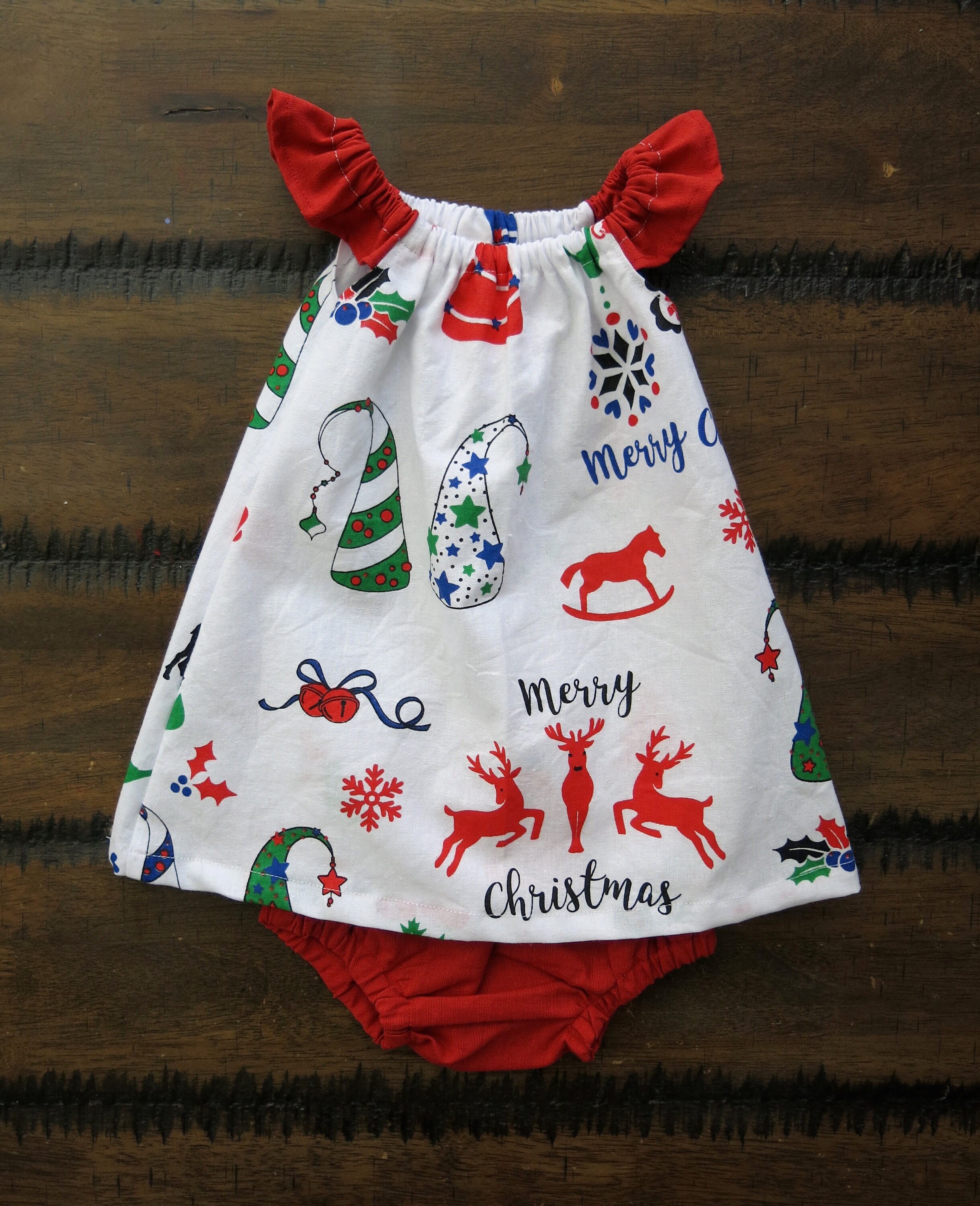 Baby Girl Christmas Clothes / Baby Girl Clothes / Xmas Baby Etsy