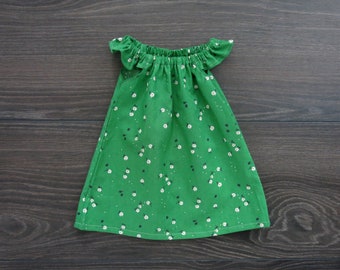 Baby Christmas dress / flutter sleeve dress/ baby girl clothes / spring baby dress / organic baby clothes / Christmas baby clothes / baby