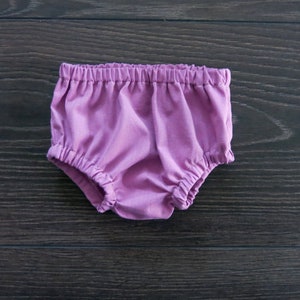 Baby bloomers / organic baby clothes / Purple baby clothes / Lilac baby bloomers / diaper cover / cake smash outfit  / nappy cover / spring