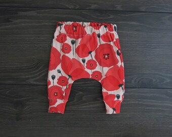 Pantalón orgánico para bebé: Pantalones harem Poppy