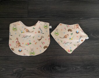 Feeding bib, Dribble bib, organic bib, teething bib, baby shower gift, baby girl bib, baby boy bib, absorbent bib, Easter bib, Baby gift