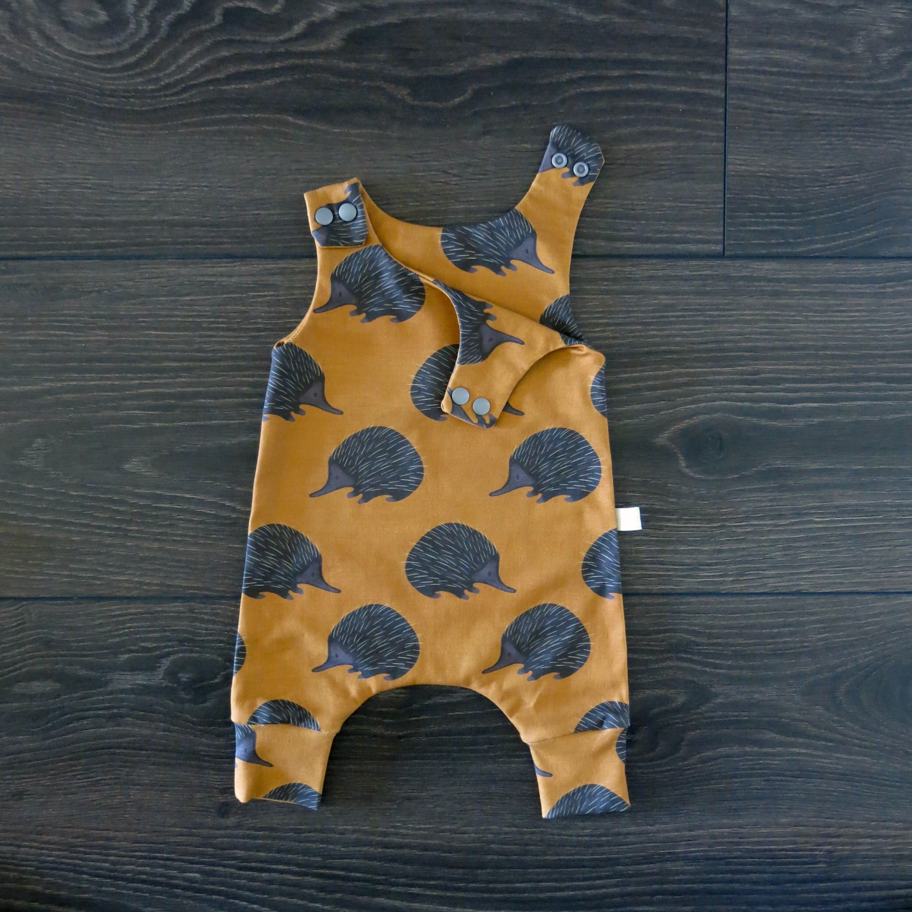 Echidna Baby Romper / Australian Baby Clothes / Organic Baby Etsy