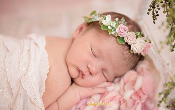 etsy baby flower crown