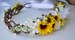 Sunflower Flower Crown - Rustic Bridal Halo- Sunflower Flower Girl Crown- Sunflower Hair Wreath- Fall Wedding Crown- Autumn Sunflower Photos 