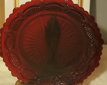 A set of two 7" Avon cape cod 1876 design dessert plates new old stock auction find